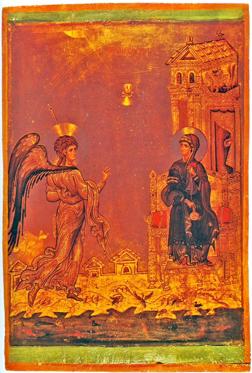 Annunciation. Anon., twelfth cent. St Catherine’s Monastery, Mount Sinai.