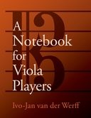Book cover for A Notebook for Viola Players
