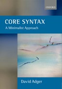Core Syntax: A Minimalist Approach | Oxford Academic