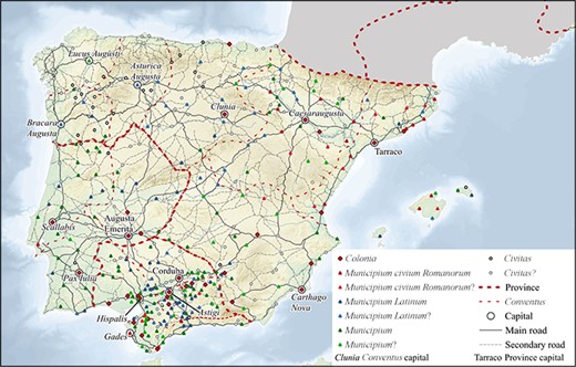 Geographical distribution of communities by juridical status.