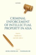 Book cover for Criminal Intellectual Property Enforcement in Asia: Sources, Significance, and Side-Effects