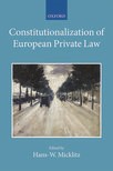 Book cover for Constitutionalization of European Private Law: XXII/2