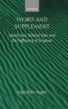 Book cover for Word and Supplement: Speech Acts, Biblical Texts, and the Sufficiency of Scripture
